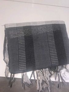 Striped black dupatta