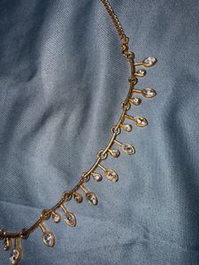Delicate Gold Chain Necklace with Charms
