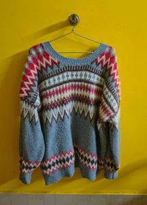 Cozy Fair Isle Knit Sweater