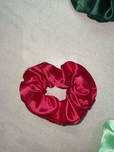 Satin Scrunchies - Set of 5