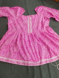 Pink Short kurti