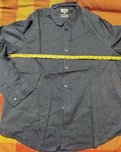 Next Men's Regular Fit Marl Yarn Shirt