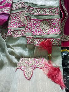 Embroidered Indian Wedding Outfit
