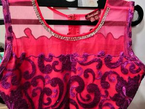 Stunning Pink &amp; Magenta Gown