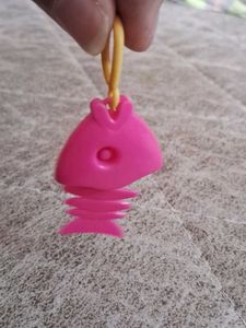 Cute Pink Fish Charm