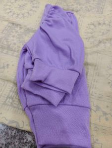 Purple Ruched Crop Top