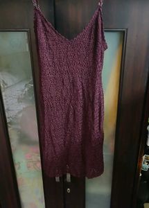 Lace Bodycon Dress - M/L Size
