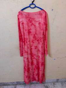 Savana Pink Floral Print Dress