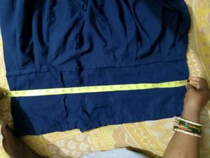 Elegant Navy Blue Palazzos3 set