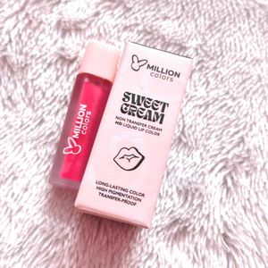 MILLION COLORS HD Sweet Cream Liquid Lipstick - Be