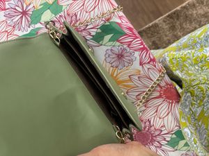Chic Olive Green Handbag