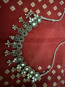 Boho Oxidised Necklace Set