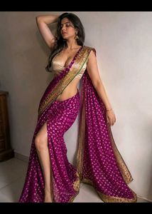 vintage saree with blouse
