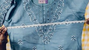 Elegant Blue Kurta Set with Dupatta