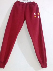 Cute Heart Patch Sweatpants