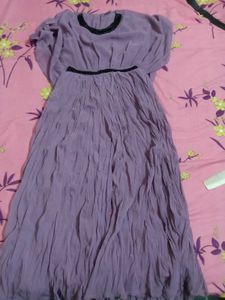Elegant Lavender Ethnic Gown