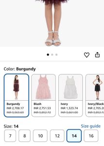 shimmery burgundy ruffle party dress for girls