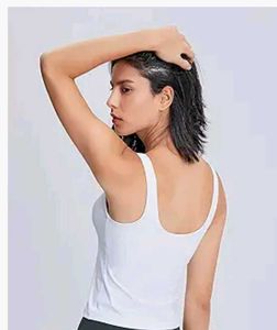 Comfortable White Workout Tank Top