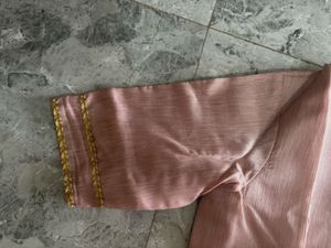 Pink Kurta Palazzo Set