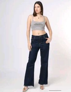 Shein Spaghetti Strap Typographic Print Crop Cami