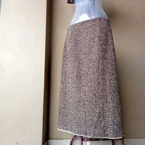 Classic Tweed Midi Skirt