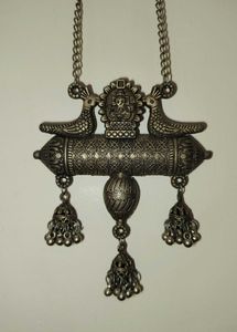 Silver Oxidised Neckpiece