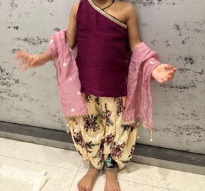 Floral Dhoti Kurta Set