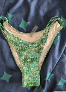 Green Floral Bikini Bottom