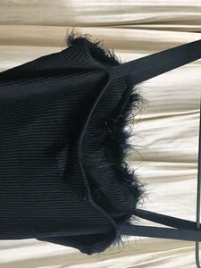 Black Fur dress