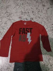 Boys' "Fast" Lightning Tee &amp; Pants Set