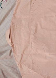 Men's Peach Long Sleeve Shirt