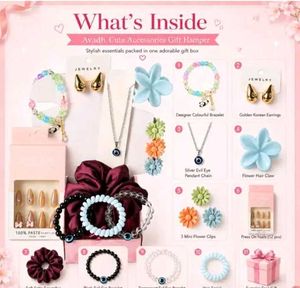Satin Scrunchies &amp; Jewelry Set