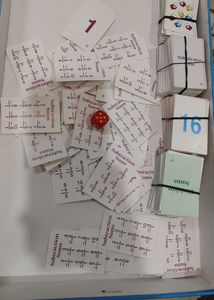 Vintage All Out Math Board Game