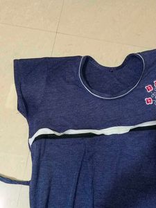 Comfortable Navy Blue Nightgown