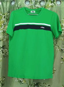 FILA Men's Green T-Shirt