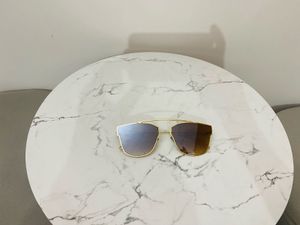 Dior 7A Quality Replica Sunglasses with Gold Frame