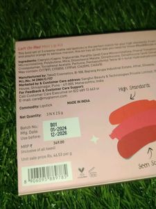 Myglamm Left On Red Mini Lip Kit