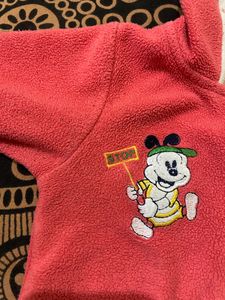 Baby Winter Wear / Jacket With Hoodie And Mittens