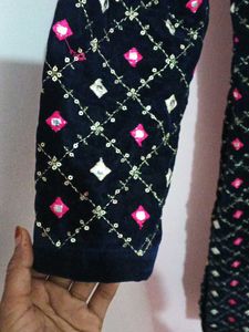 Black Embellished Kurti