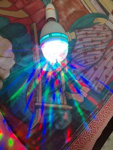 3-Watts e26;B22 LED Multicolour Disco Light
