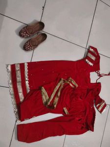 karva chauth special bridal suit