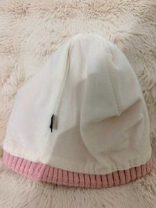 Cozy Pink Knit Beanie Hat