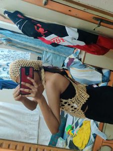 Crochet Knit Top