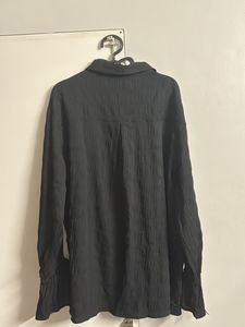 Elegant Black Textured Shirt