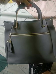 Stylish Grey Handbag