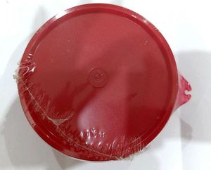 Brand New Set of 2 Red Round Storage Container