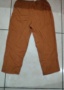 Comfortable Brown Palazzo Pants
