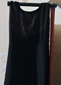 Black Embellished Ethnic Gown