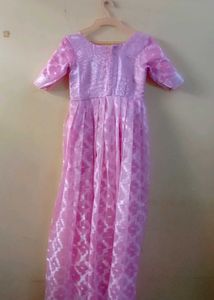 Beautiful Pink Ethnic Gown