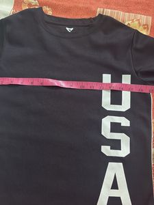 Men's Black USA Graphic T-Shirt